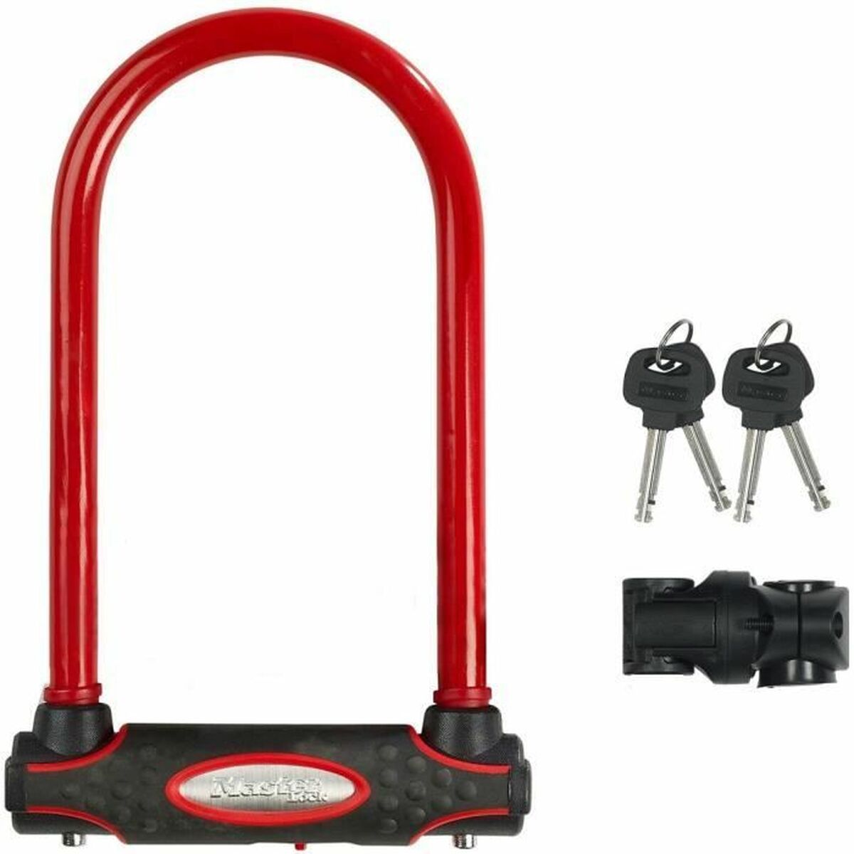 Lucchetto con chiave Master Lock Rosso